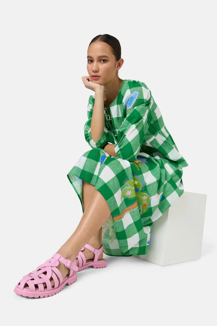 Image of Sandals. Productname: Entwine Sandal - Pink in Pink colour by brand - Gorman