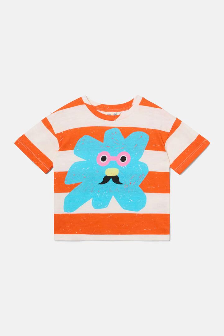 Image of T-Shirts. Product name - Birthday Guy Kids SS Tee in Multi colour by brand - Gorman