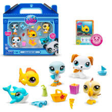Image of Dolls. Product name - Littlest Pet Shop Beach Besties Collector 5 Pack in colour by brand - Toymate