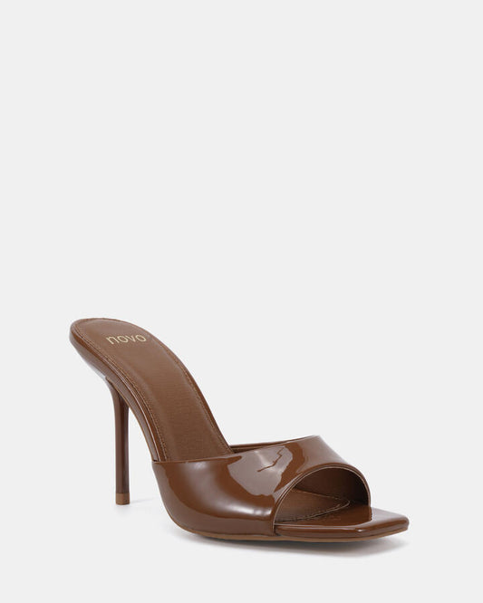 Image of Heels. Productname: Yiruma: Brown - Women's High Fashion in Tan colour by brand - Novo