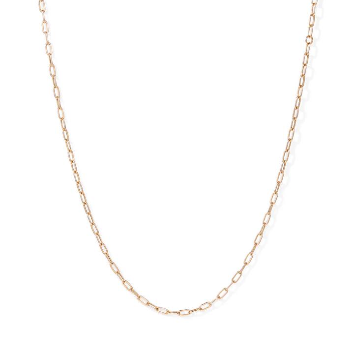 Image of Jewelry. Productname: 45cm Fine Paperclip Chain in 9kt Yellow Gold in Gold colour by brand - Bevilles