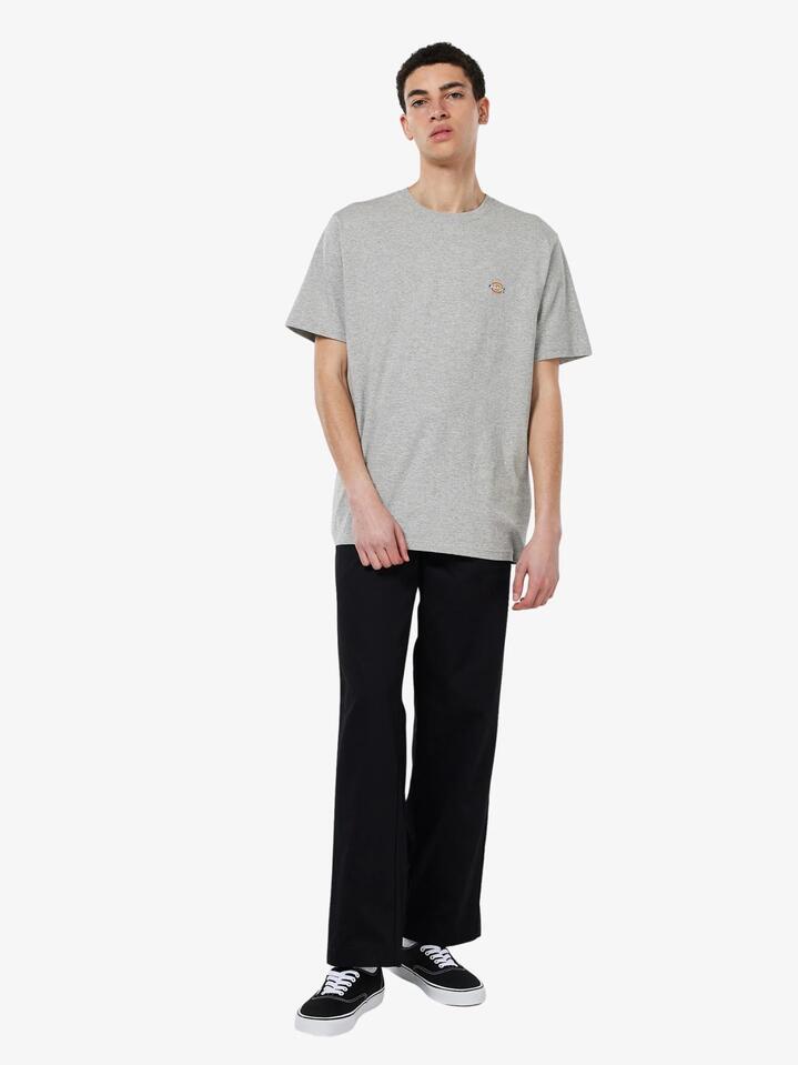 Image of a model wearing Pants. Productname: Dickies Loose Fit Utility Pants in Black colour by brand - Dickies