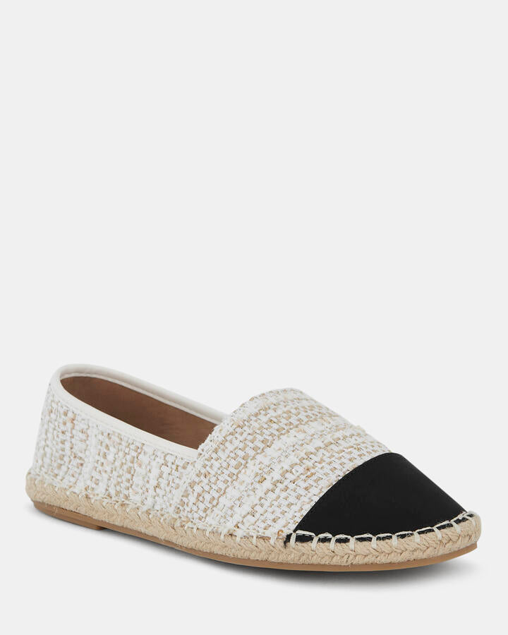 Image of Flats. Productname: Emara: Tweed - Women's Casual Flat Closed in Tweed colour by brand - Novo