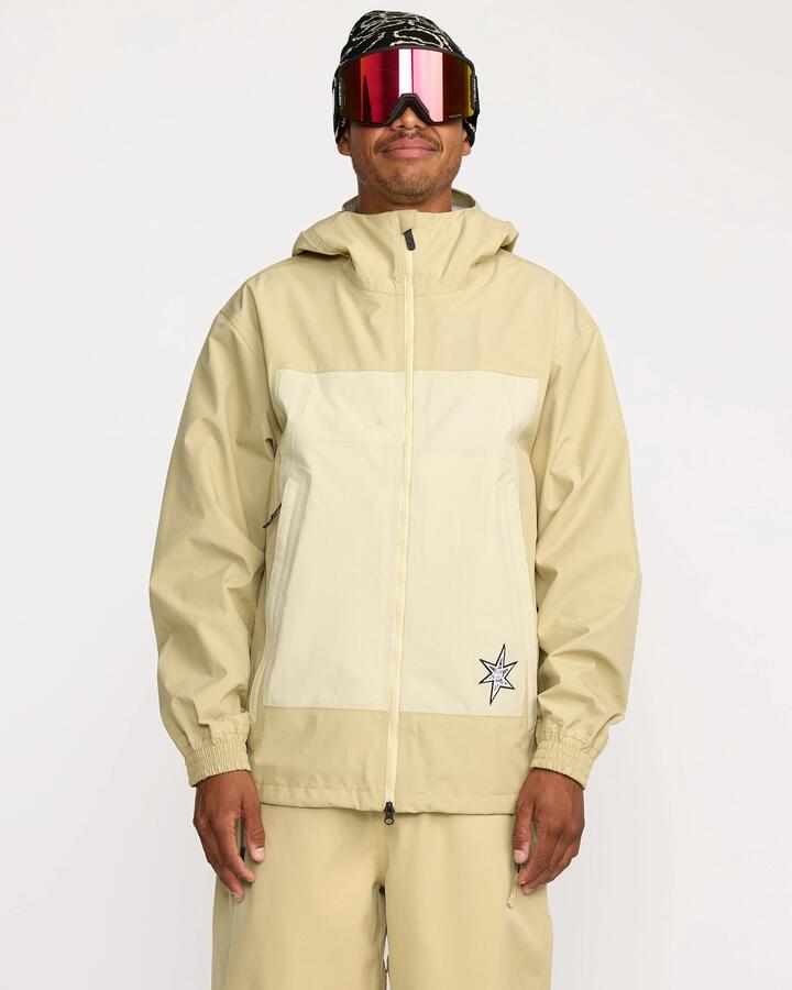 Image of Coats & Jackets. Product name - Volcom Mens Arthur 3L Snow Jacket Fern in Fern colour by brand - Volcom