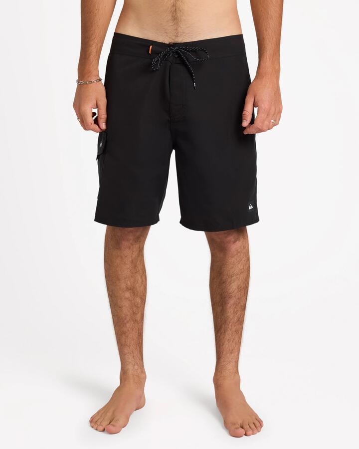 Image of Swimwear. Product name - Quiksilver Mens Big Country 19" Boardshorts Black - in Black colour by brand - Quiksilver
