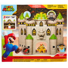 Image of Action Figures. Product name - Nintendo 2.5" Bowser Castle Playset in colour by brand - Nintendo