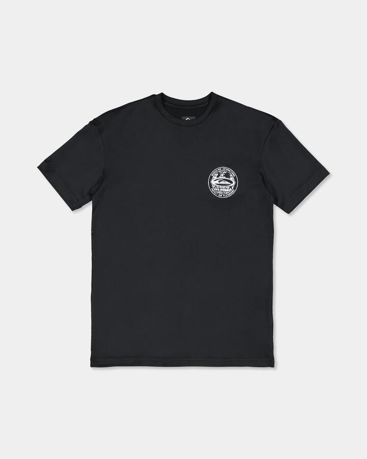 Image of Shirts. Product name - Quiksilver Boys 8-16 Surf Shirt Black in Black colour by brand - Quiksilver