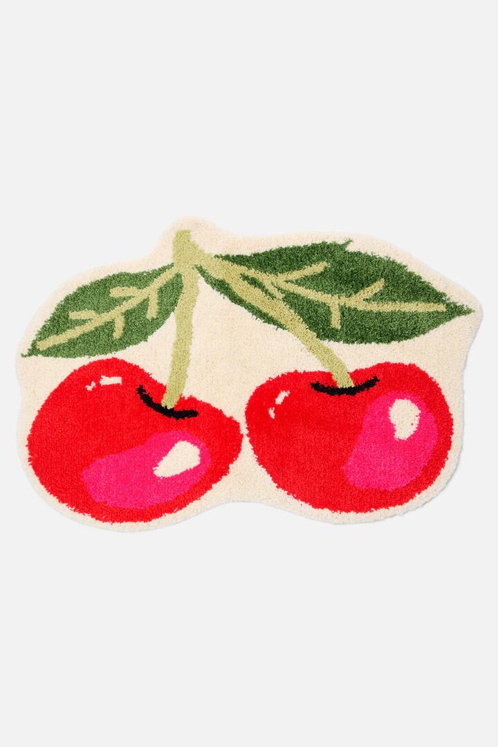 Image of Water Bottles. Productname: Cherry Bath Mat in Cherry colour by brand - Princess Highway