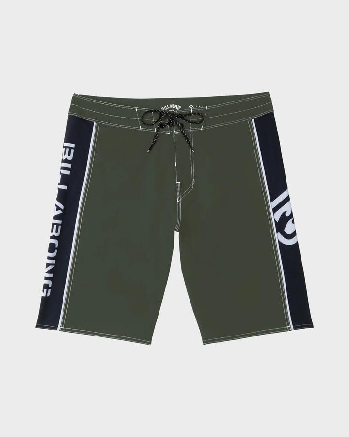 Image of Swimwear. Product name - Billabong Mens D Bah 2.0 Pro 20" Boardshorts Fatigue in Fatigue colour by brand - Billabong