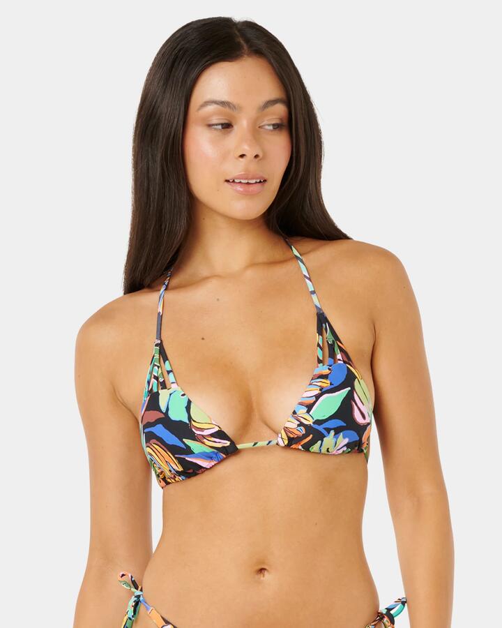 Image of Swimwear. Productname: rip Curl Womens Sunset Luau Sliding Tri Bikini Top Multi - in Multi colour by brand - rip Curl