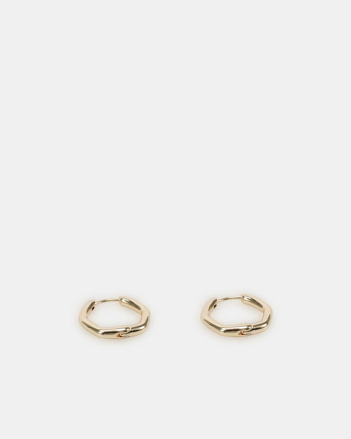 Image of Earrings. Productname: Earring - Cyrus Metallic in Metallic colour by brand - Novo