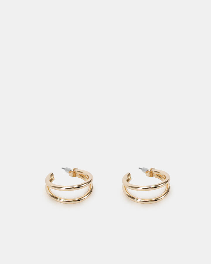 Image of Earrings. Productname: Earring - Cleo Metallic in Metallic colour by brand - Novo