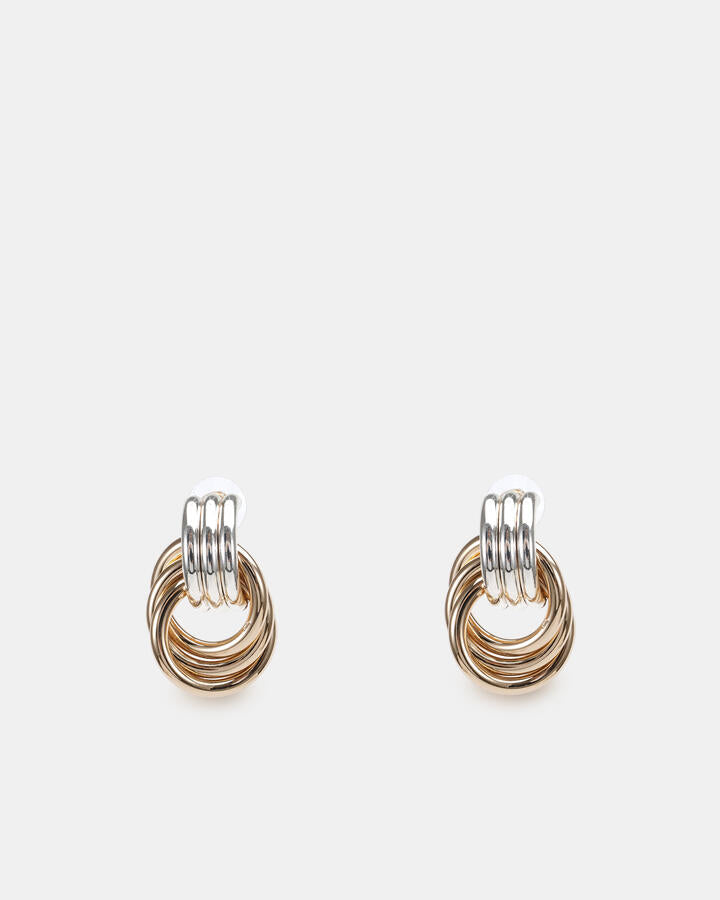 Image of Earrings. Productname: Earring - Dasha: Silver/gold - Women's Earrings in Silver/Gold colour by brand - Novo