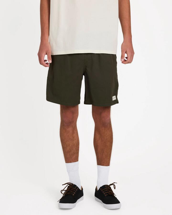 Image of Swimwear. Product name - Von Zipper Mens Salty Dogs Boardshorts Olive in Olive colour by brand - Von Zipper