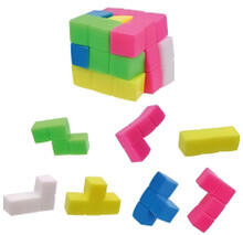 Image of Toys. Product name - Stick & Stretch Puzzle Blocks in colour by brand - Toymate