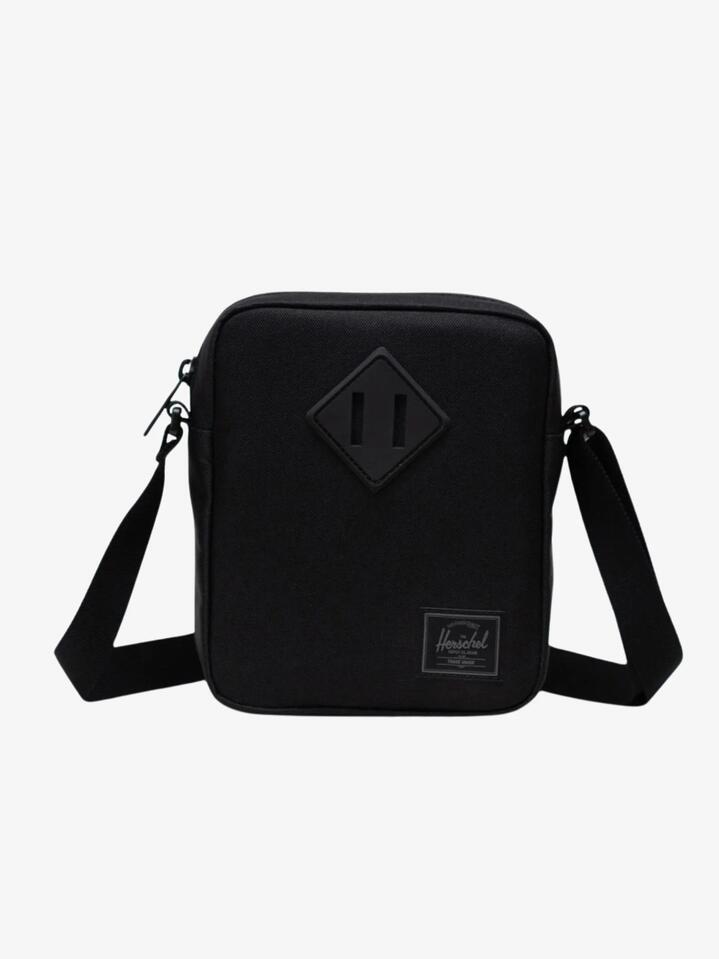 Image of Bags. Productname: Herschel Heritage Crossbody Bag ONE SIZE Black Tonal in Black Tonal colour by brand - Herschel