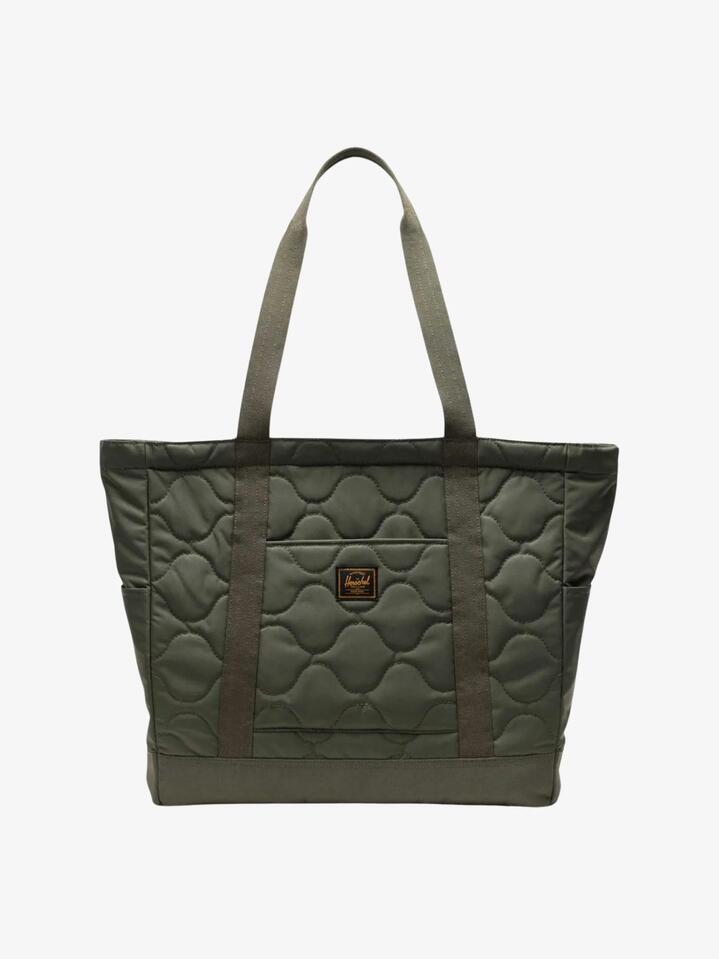 Image of Bags. Productname: Herschel Heritage Quilted Capsule Tote ONE SIZE Beetle in Beetle colour by brand - Herschel