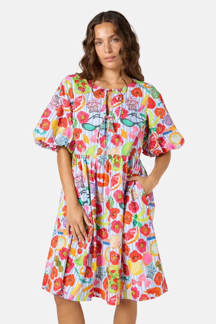Image of Dresses. Product name - Antipasto Print Smock Dress in Print colour by brand - Gorman