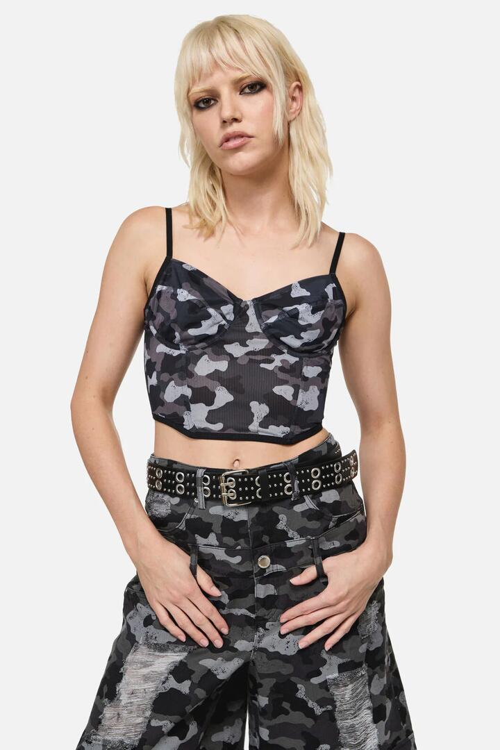 Image of Accessories. Productname: Eyelet & Small Stud Belt in Black colour by brand - Dangerfield