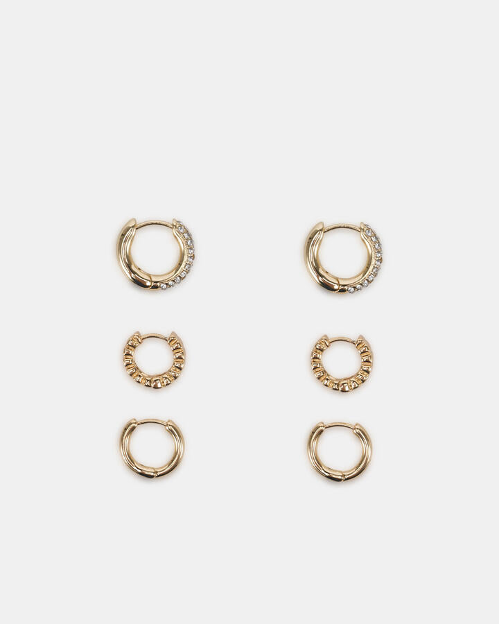 Image of Earrings. Productname: Earring - Daria Pack: Metallic - Women's Earrings in Metallic colour by brand - Novo