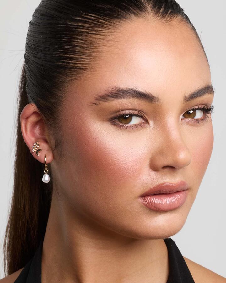 Image of Earrings. Productname: Earrings - Harlie Pack Metallic in Metallic colour by brand - Novo