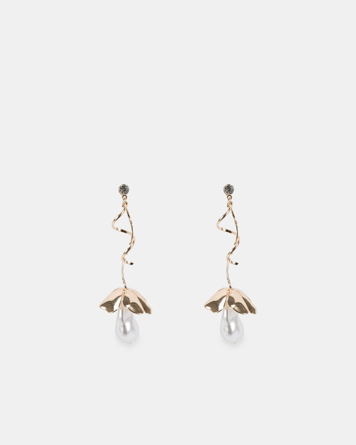 Image of Earrings. Productname: Earring - Xandy: Metallic - Women's Earrings in Metallic colour by brand - Novo