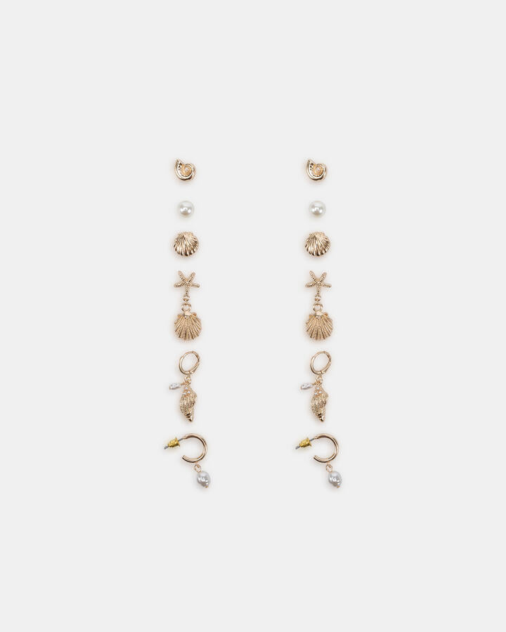 Image of Earrings. Productname: Earring - Xavi Pack Metallic in Metallic colour by brand - Novo