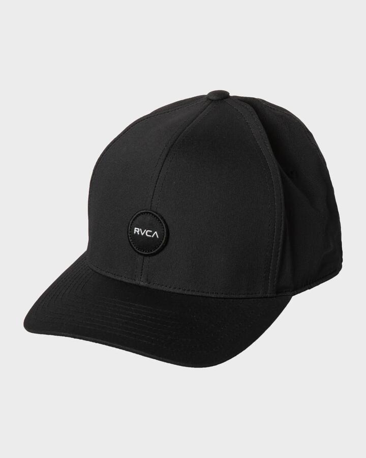 Image of Hats. Productname: RVCA - Mens Seasons Flexfit Cap - Olive - in Olive colour by brand - RVCA