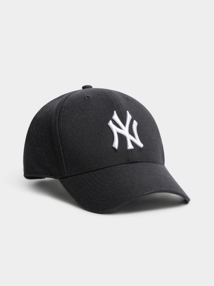 Image of Hats. Productname: 47 Brand New York Yankees MVP Cap ONE SIZE Navy in Navy colour by brand - 47 Brand