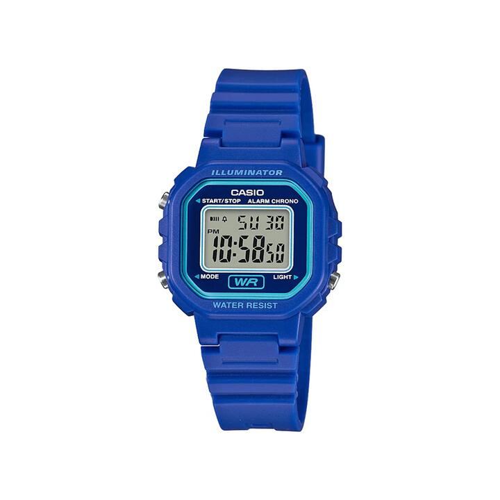 Image of Watches. Productname: Casio Vintage Digital Blue Watch LA20WH-2A in Watch colour by brand - Casio