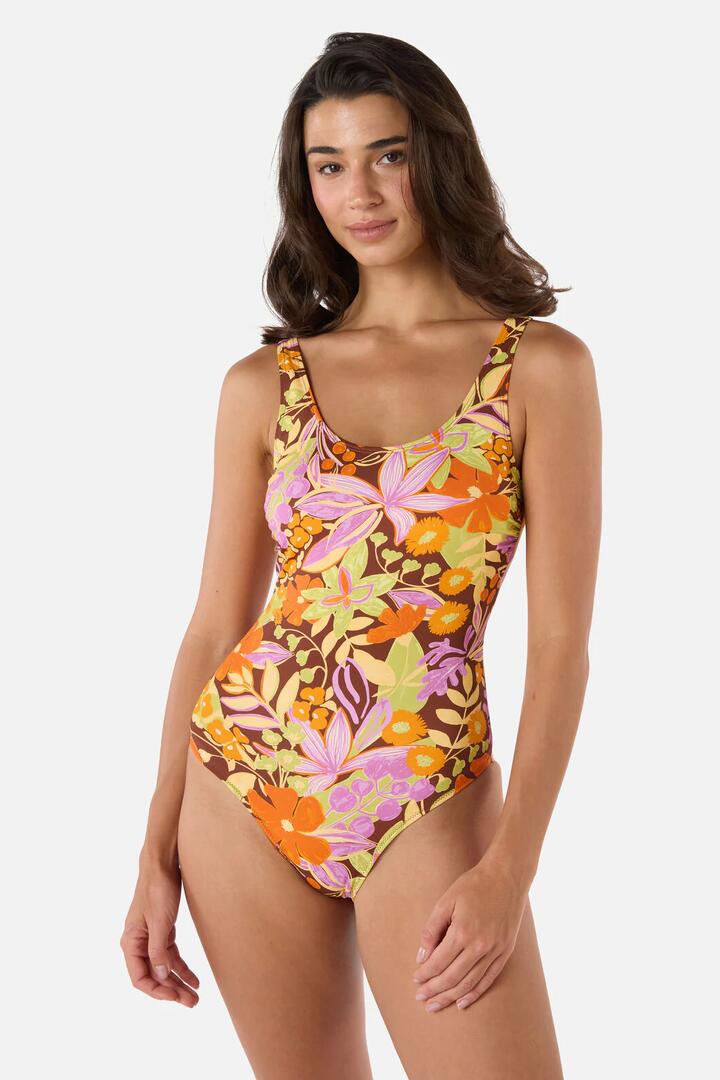 Image of Swimwear. Product name - Lexi One Piece in Chocolate colour by brand - Princess Highway
