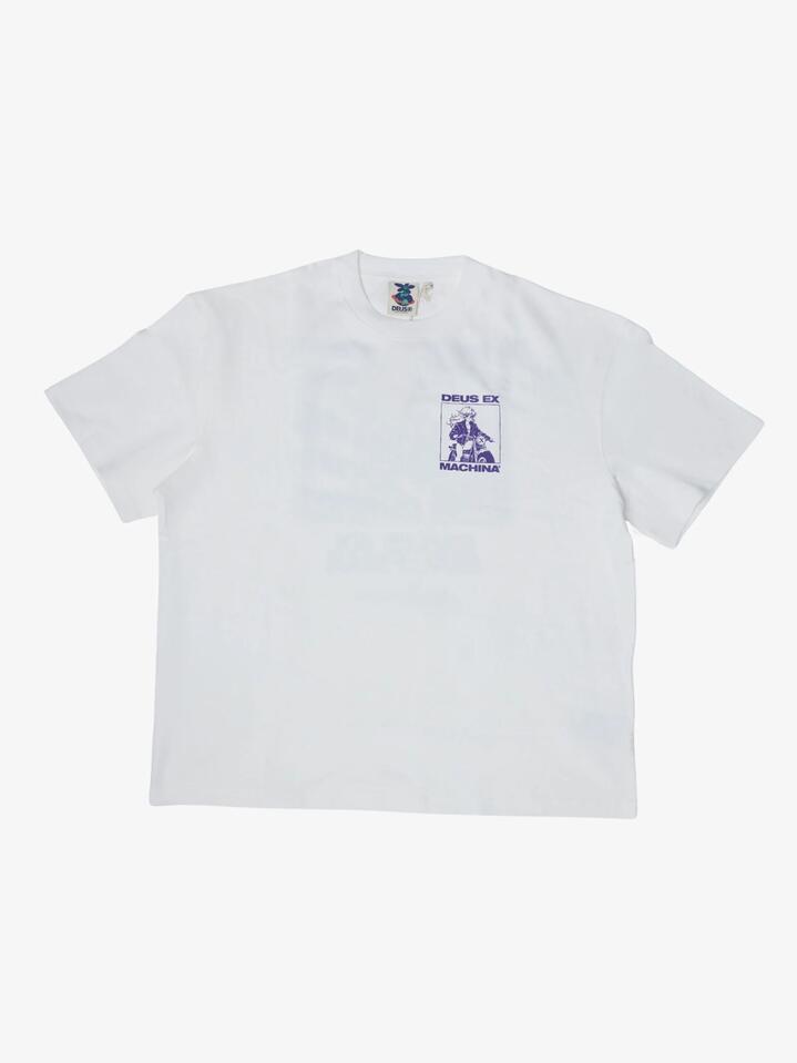 Image of T-Shirts. Productname: Deus The Heaviest Metal Tee in Vintage White colour by brand - Deus