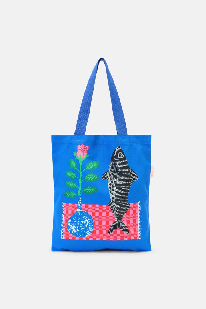 Image of Bags. Productname: Gone Fishing Tote Bag in Print colour by brand - Gorman