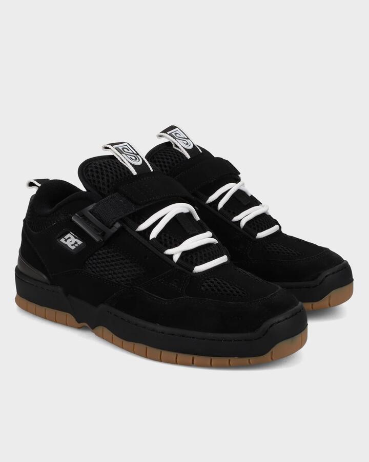 Image of Shoes. Product name - DC Shoes Mens Js 1 Skate Shoes Black/Black/Gum in Black/Black/Gum colour by brand - DC Shoes