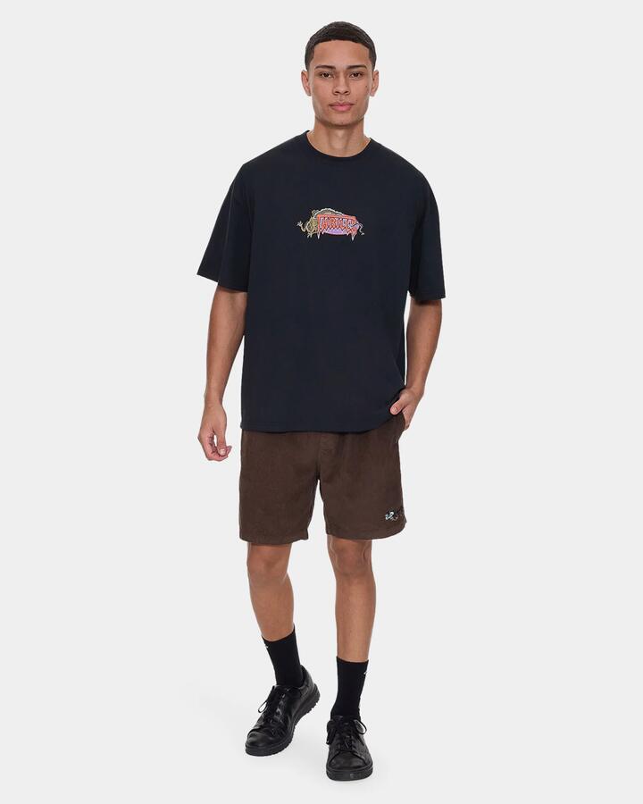 Image of T-Shirts. Product name - Thrills Mens Lair T-Shirt Faded Black in Faded Black colour by brand - Thrills