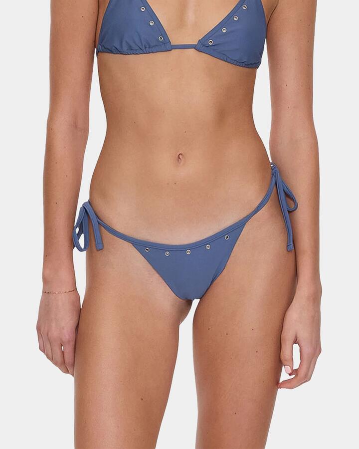 Image of Swimwear. Productname: thrills - Womens Living Easy Eyelet String Bikini Bottom - Bluefin - in Bluefin colour by brand - thrills