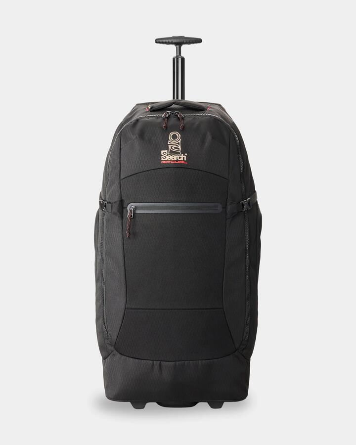 Image of Accessories. Product name - Rip Curl F-Flight Hybrid Cordura 70L Luggage Roller Black in Black colour by brand - Rip Curl