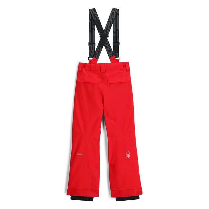 Image of a model wearing Pants. Product name - Spyder Boys 8-16 Propulsion Snow Pants Spyder Red in Spyder Red colour by brand - Spyder