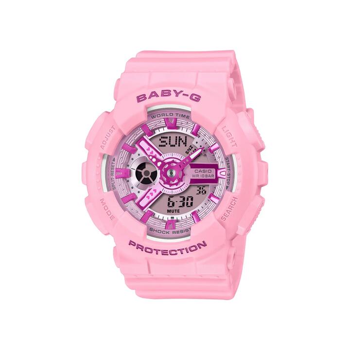 Image of Watches. Productname: Casio Baby G Duo Y2K Pink Digital Watch BA110YK-4A in Watch colour by brand - Casio