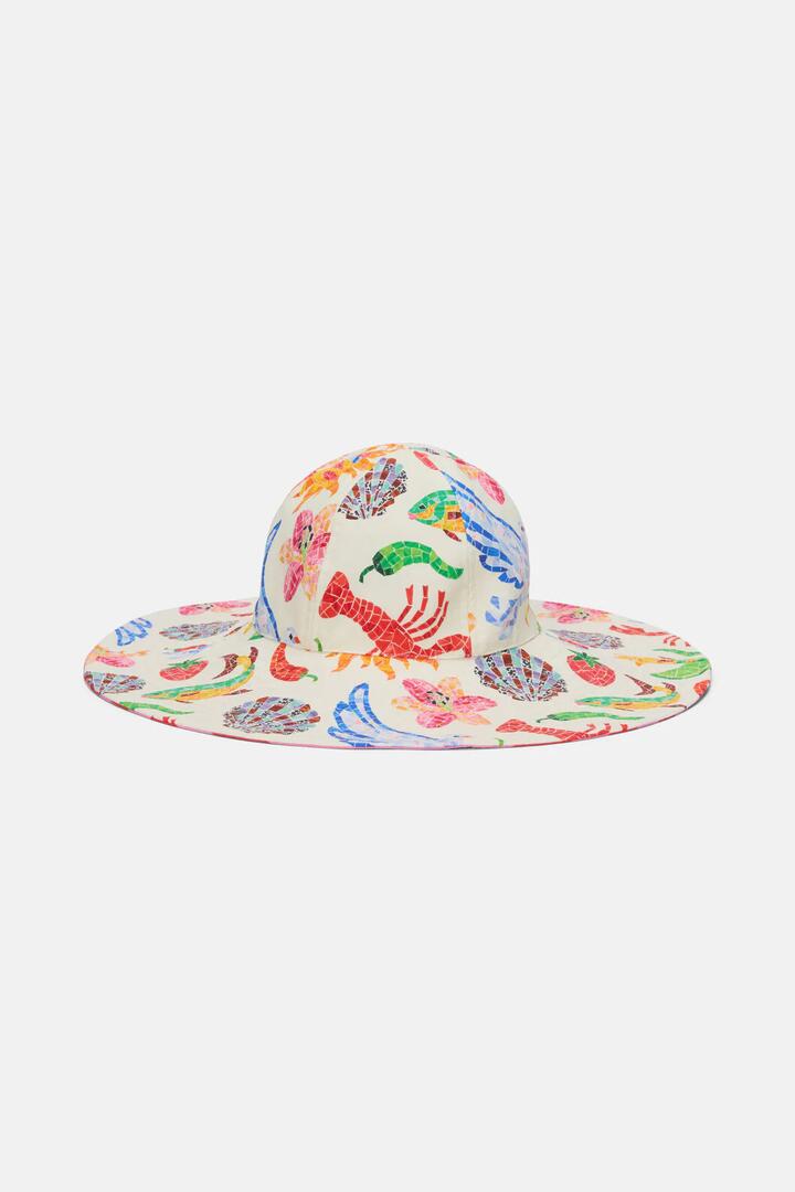 Image of Hats. Productname: Mosaic Mile Floppy Hat in Print colour by brand - Gorman