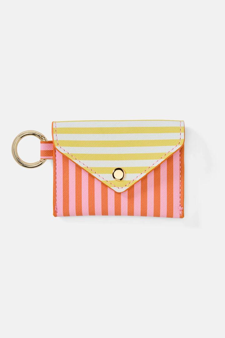 Image of Wallets & Money Clips. Productname: Awara Stripe Card Wallet in Print colour by brand - Gorman
