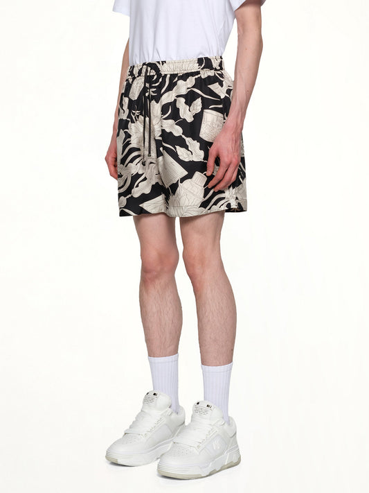 AMIRI Floral Short (Black)
