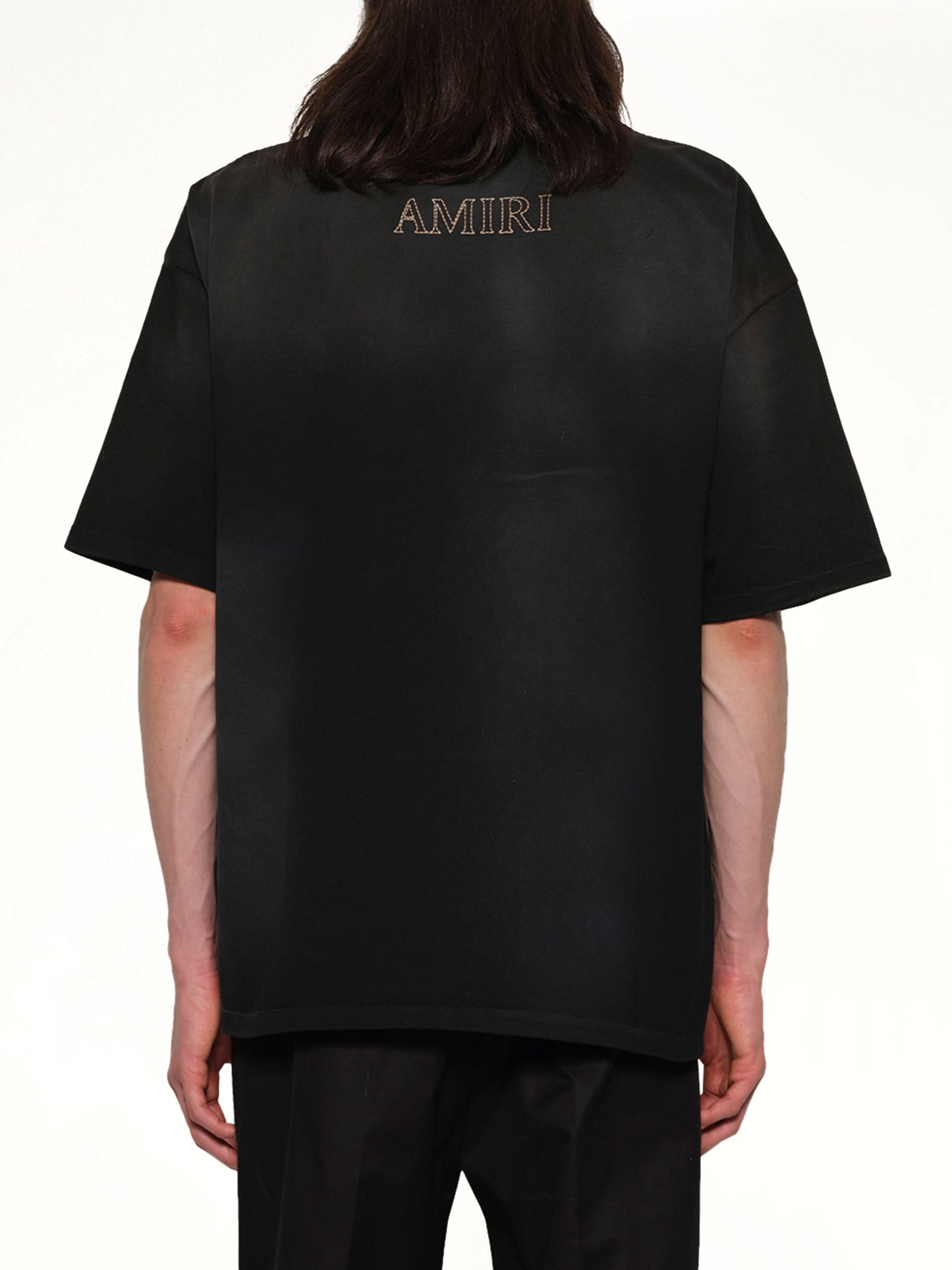 AMIRI MA Outline Oversize T-Shirt (Black)
