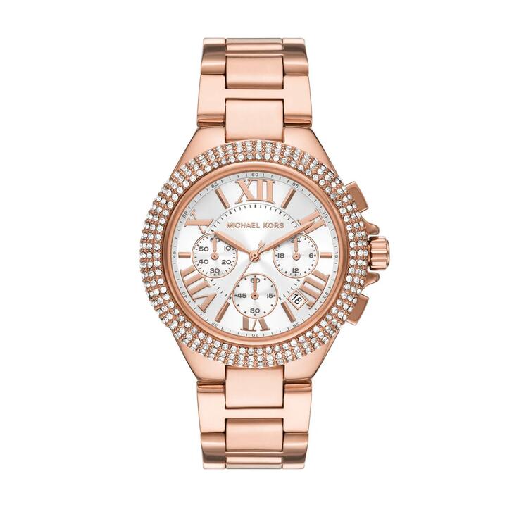 Image of Watches. Productname: Michael Kors Camille Rose Gold and Stone Women's Watch MK6995 in Watch colour by brand - Michael Kors