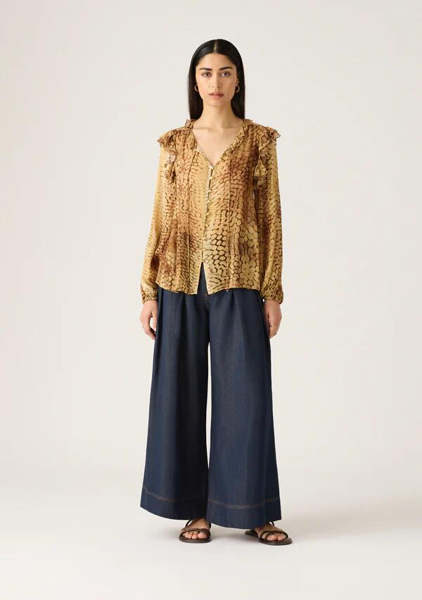 Image of Blouses. Productname: Simone Blouse in Simone Print colour by brand - MOS The Label