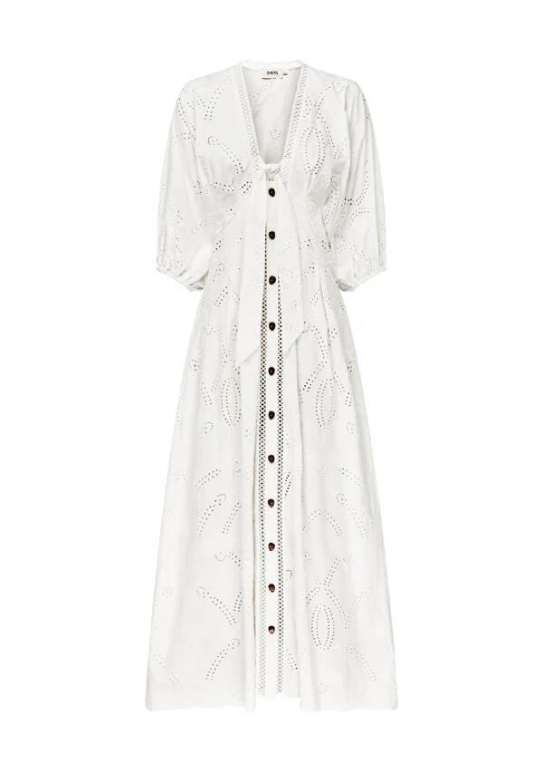 Image of Dresses. Productname: Alicia Midi Dress | MOS The Label in Optic White colour by brand - MOS The Label