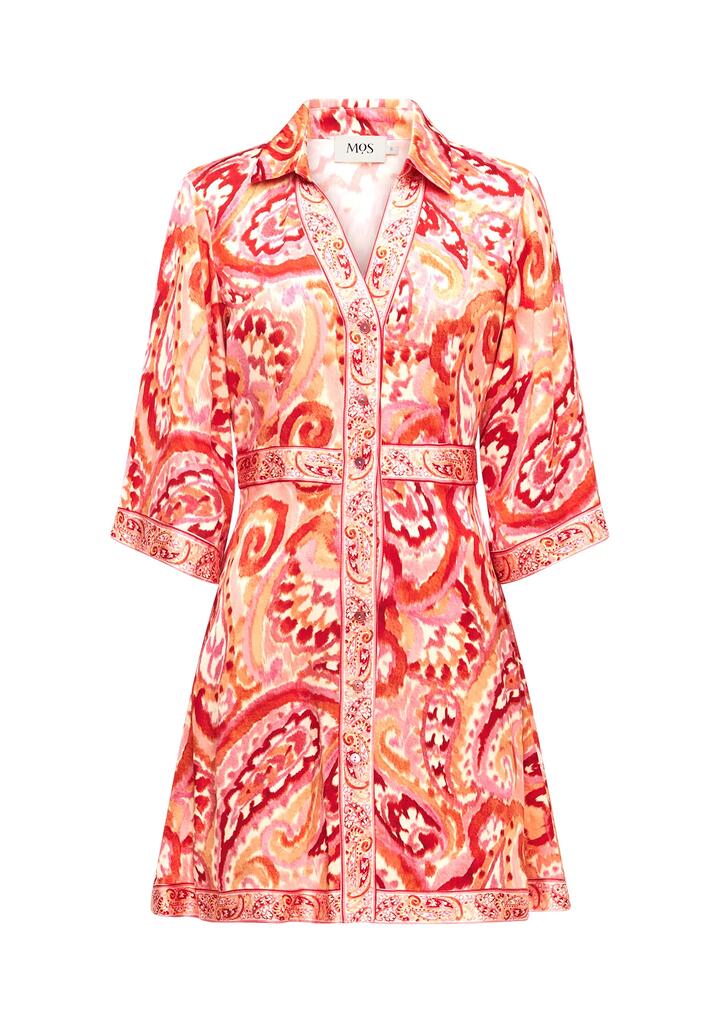 Image of Dresses. Productname: Serena Print Mini Dress | MOS The Label in Serena Print colour by brand - MOS The Label