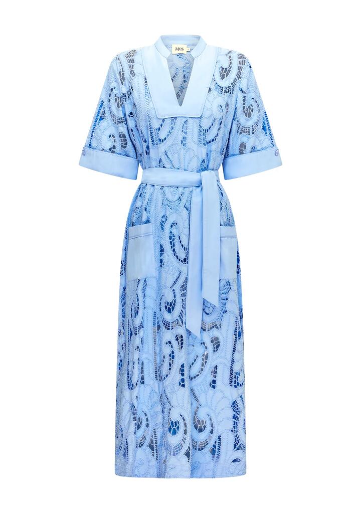 Image of Dresses. Productname: Marbella Shift Dress | MOS The Label in Cornflower Blue colour by brand - MOS The Label
