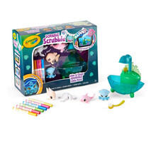 Image of Toys. Product name - Scribble Scrubbie Pets Glow Lagoon Playset in colour by brand - Crayola