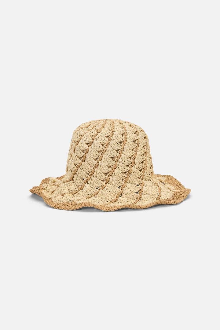 Image of Hats. Productname: Two Colour Summer Hat in Tan colour by brand - Princess Highway